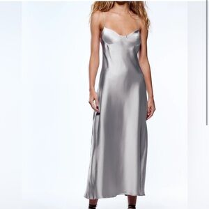 ZARA SATIN DRESS